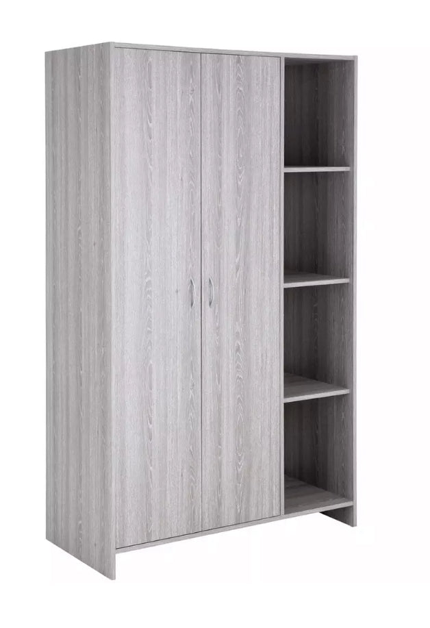 Seville Grey 2 Door Open Wardrobe