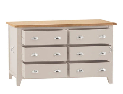 NC 6 Drawer Chest Truffle