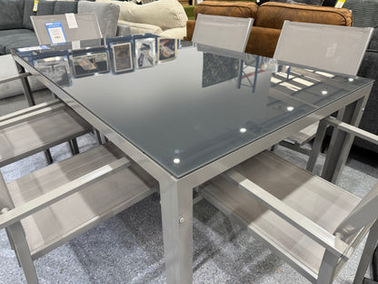 Miami Light Grey Outdoor Dining Table