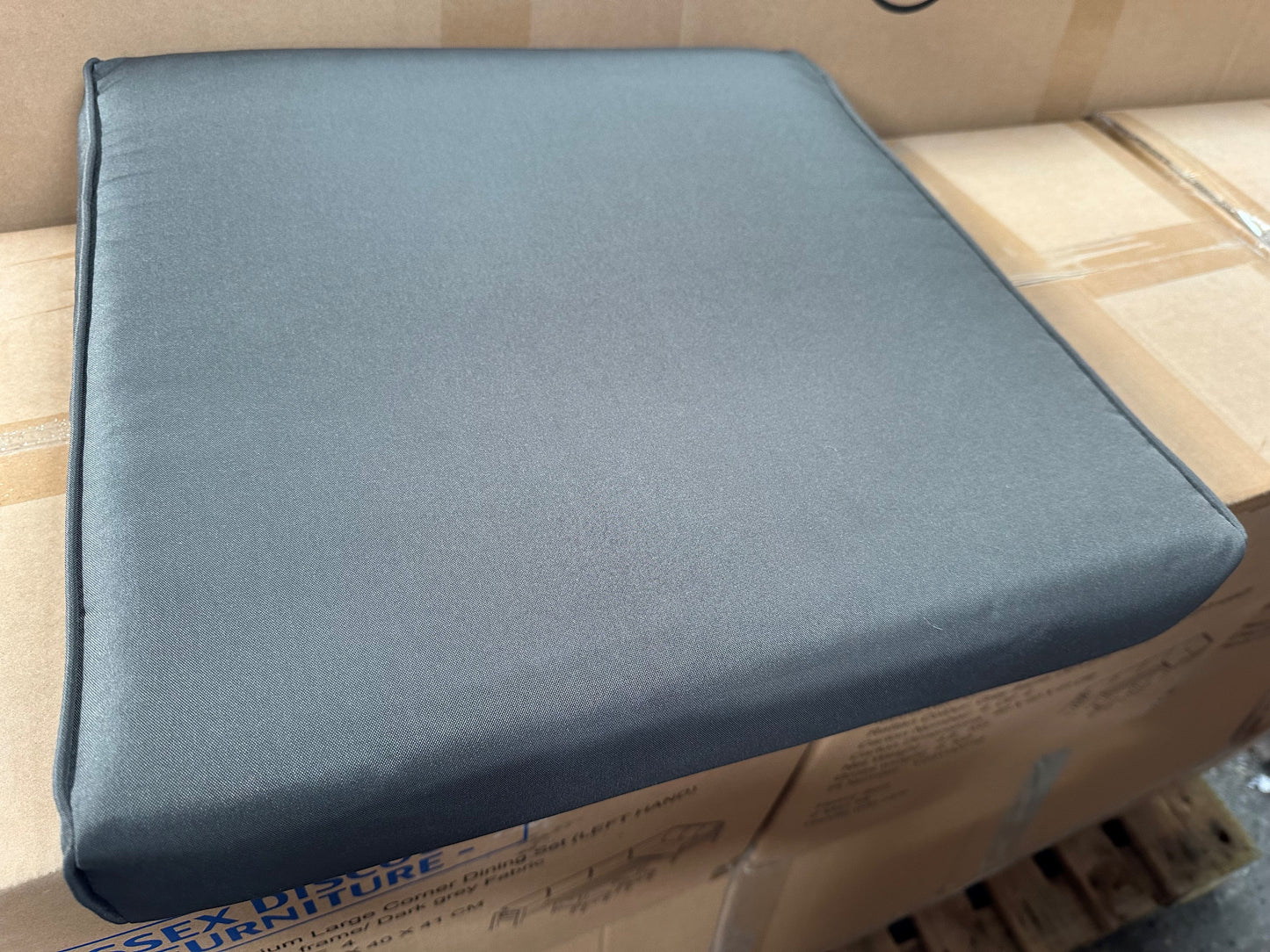 Grey Garden Chair Cushion 45x45x7cm