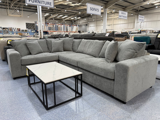 Windsor Grey Modular Corner Sofa
