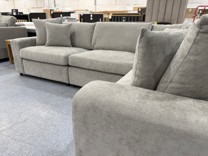 Windsor Light Grey Modular Corner Sofa
