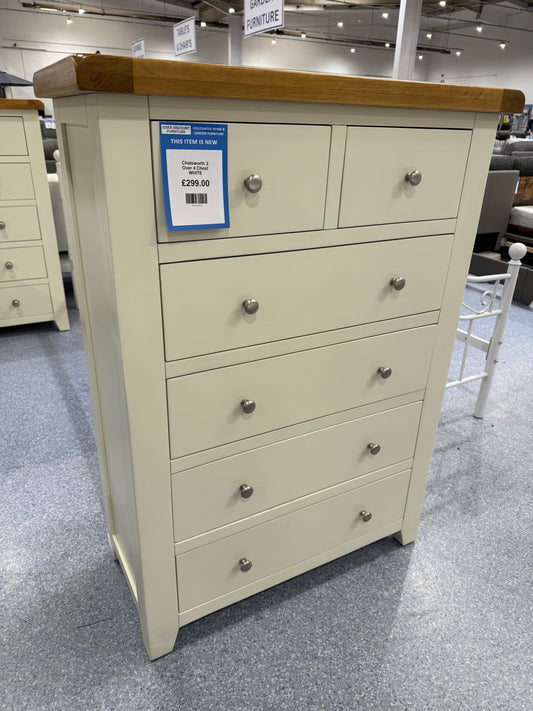 Chatsworth 2 Over 4 Chest WHITE