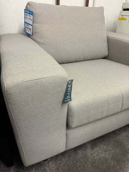 Light Grey Fabric Armchair