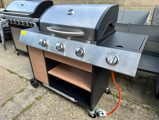 3 Burner Gas Kitchen BBQ