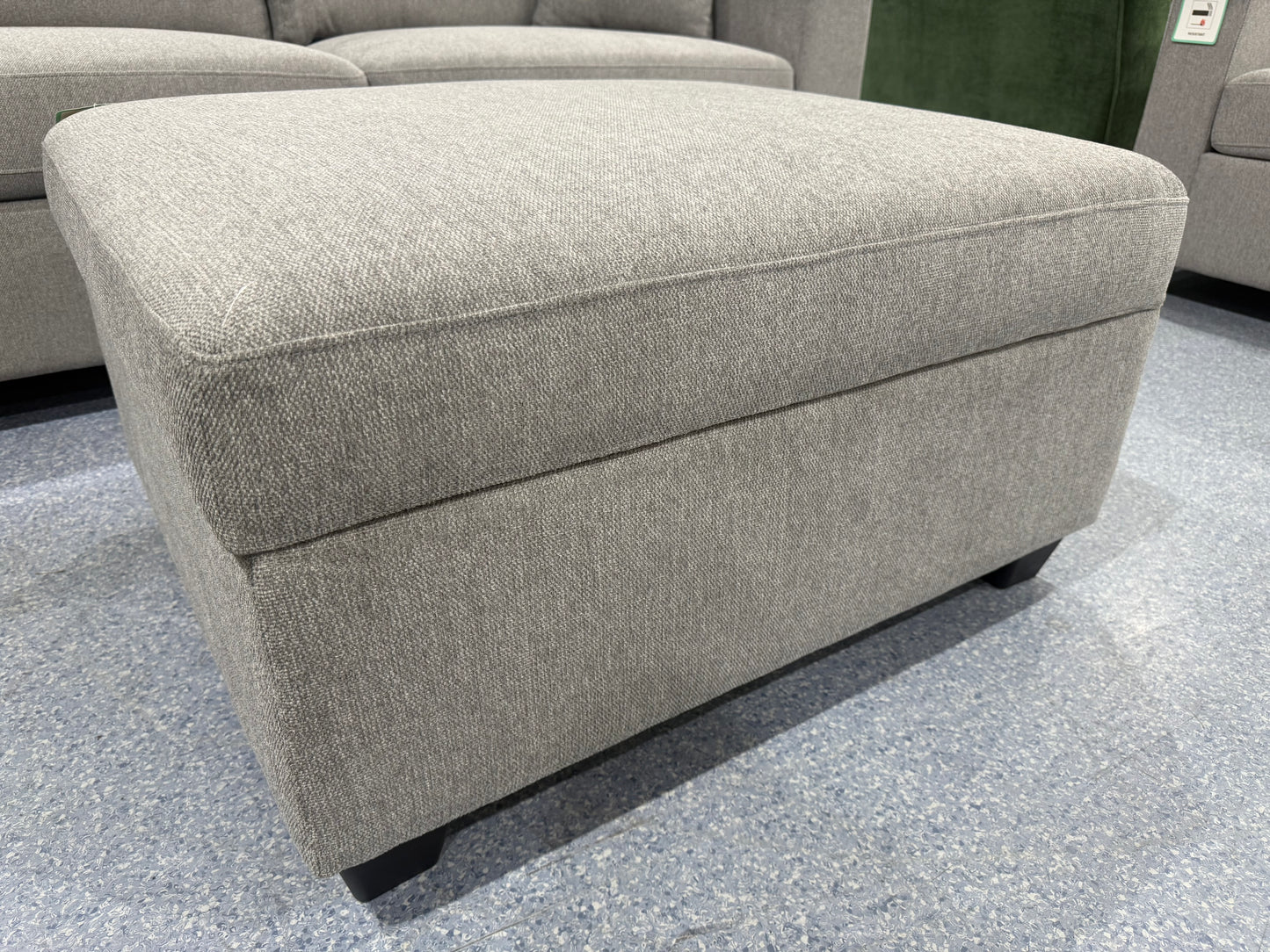 Nimbus Grey Corner Sofa & Footstool