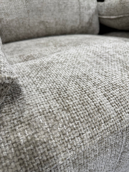 Milan 3 Seater Manual Reclining Sofa BISCUIT