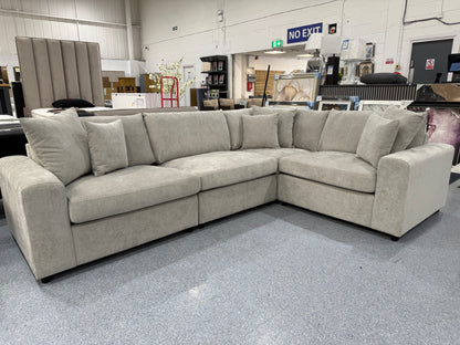 Windsor Light Grey Modular Corner Sofa