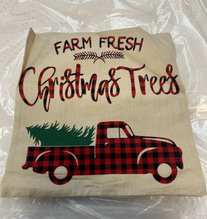 Christmas Pillow - Farm Fresh