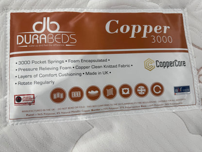 Copper 3000 Pocket Mattress