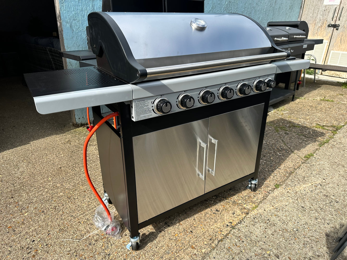 6 Burner Stainless Steel BBQ