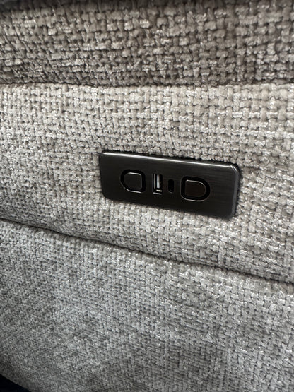 Milan Powered Reclining Armchair BISCUIT