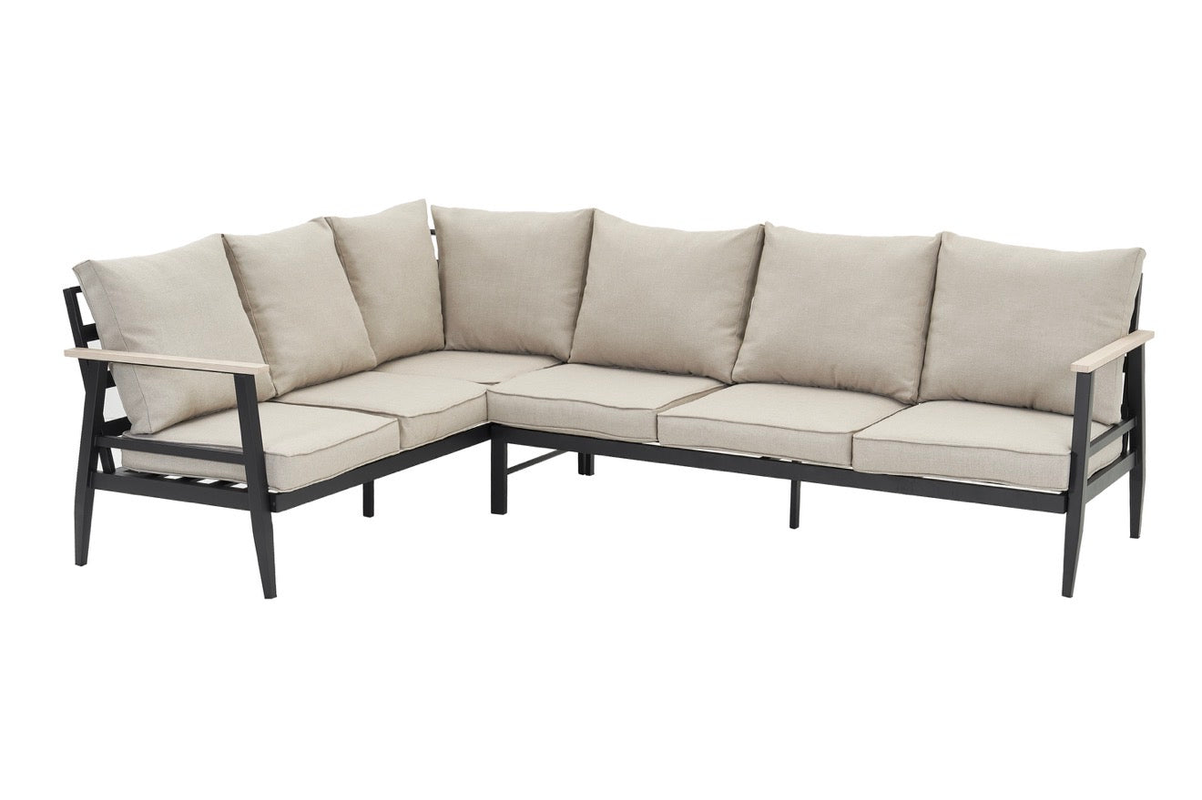 California Aluminium Large Corner Dining Set and Armchair