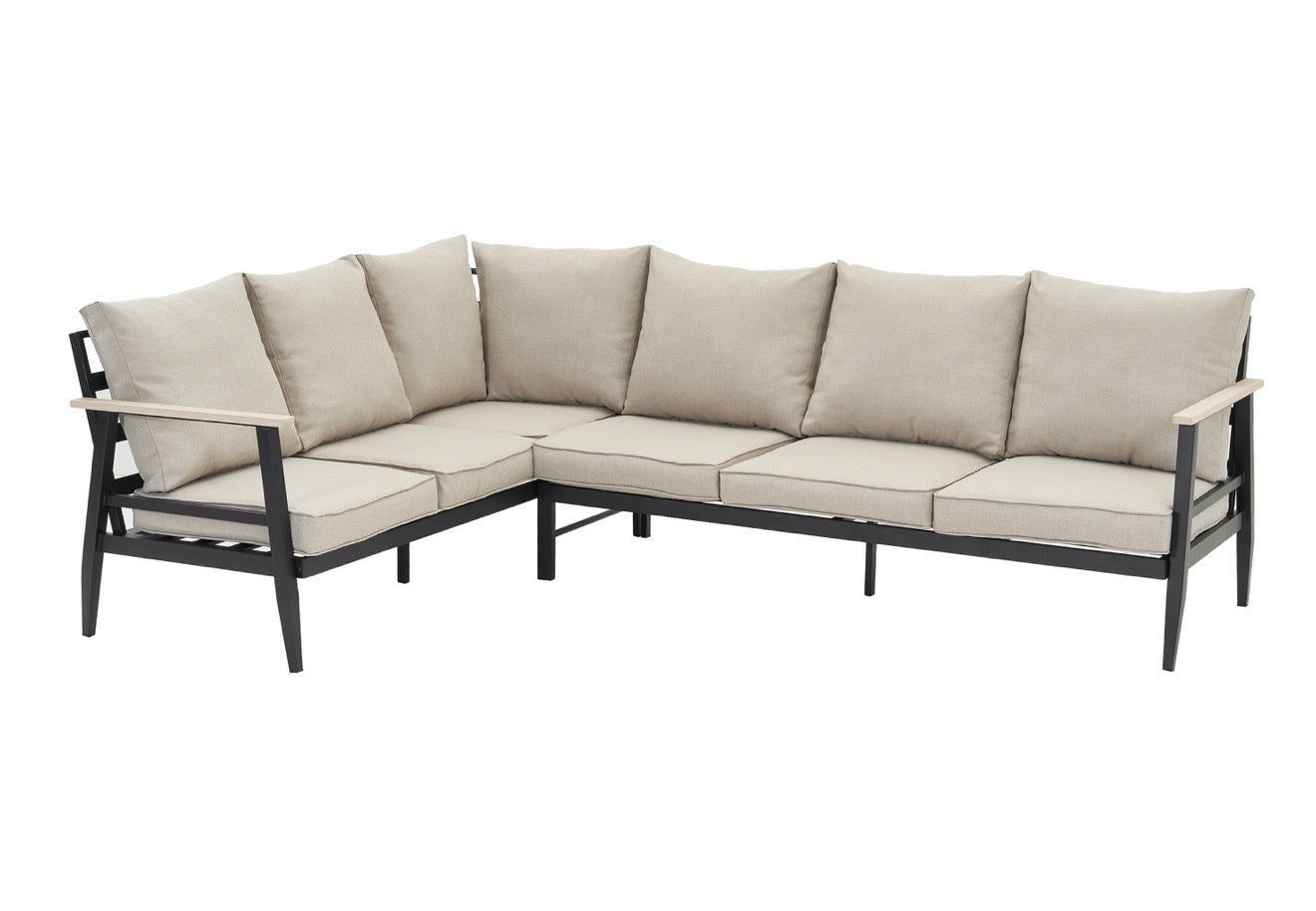 California Aluminium Large Corner Dining Set and Armchair