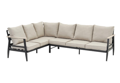 California Aluminium Large Corner Dining Set and Armchair