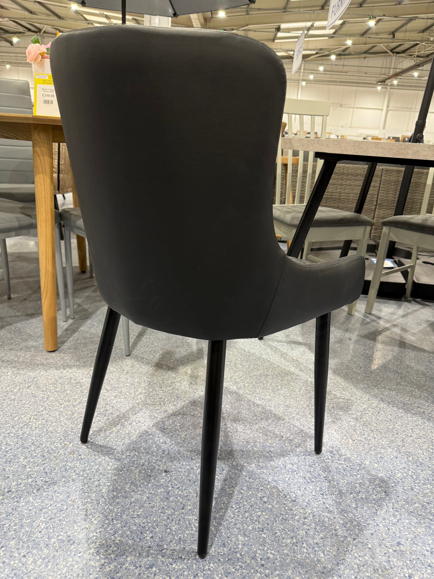 PAIR Cindy Black Dining Chairs