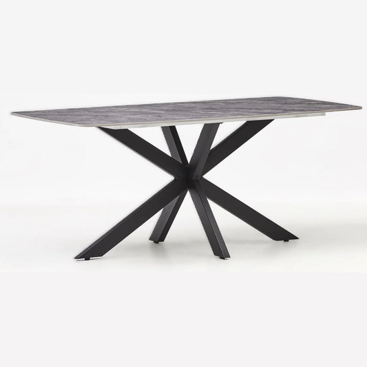 Grey Ceramic Top Dining Table