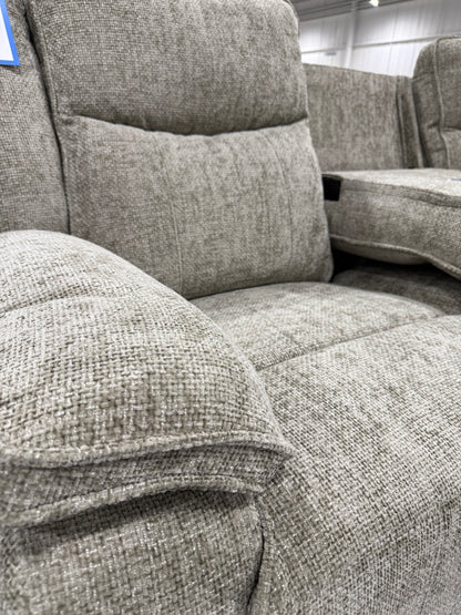 Milan Manual Reclining Corner Sofa BISCUIT