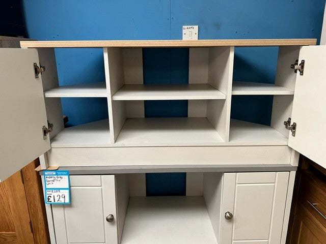 Aldery Oak Effect Corner TV Unit