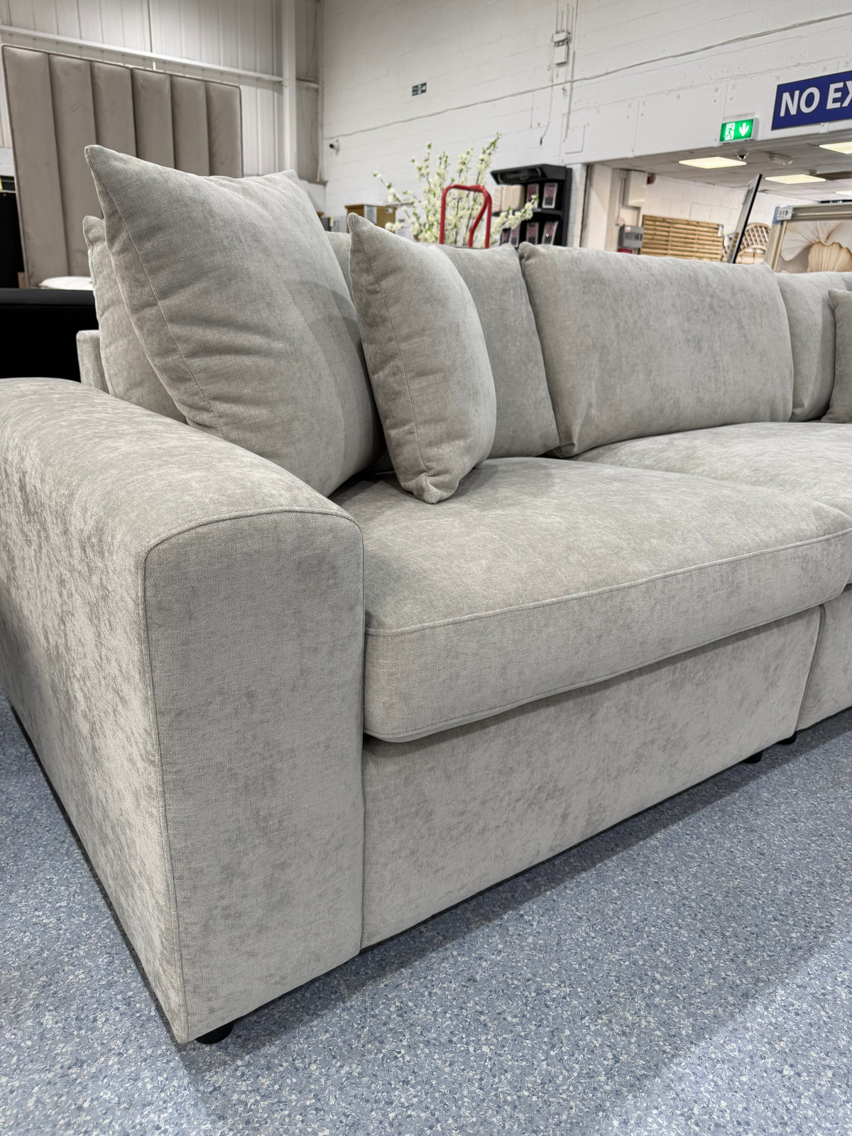 Windsor Light Grey Modular Corner Sofa