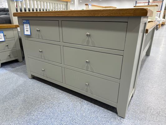 Chatsworth 6 Drawer Chest GREY