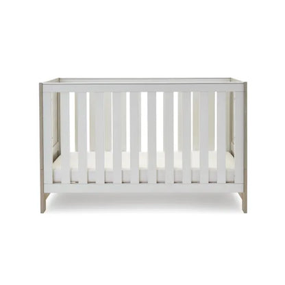 OBaby Nika Cot Bed Grey & White