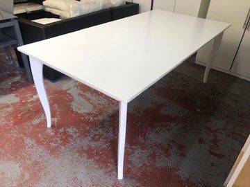 Baroque Large White Dining Table