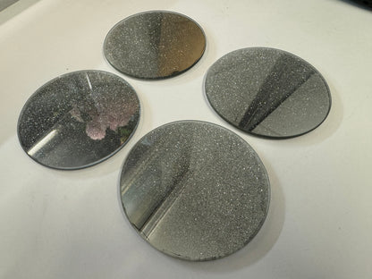 Set Of 4 Mirrored Coasters