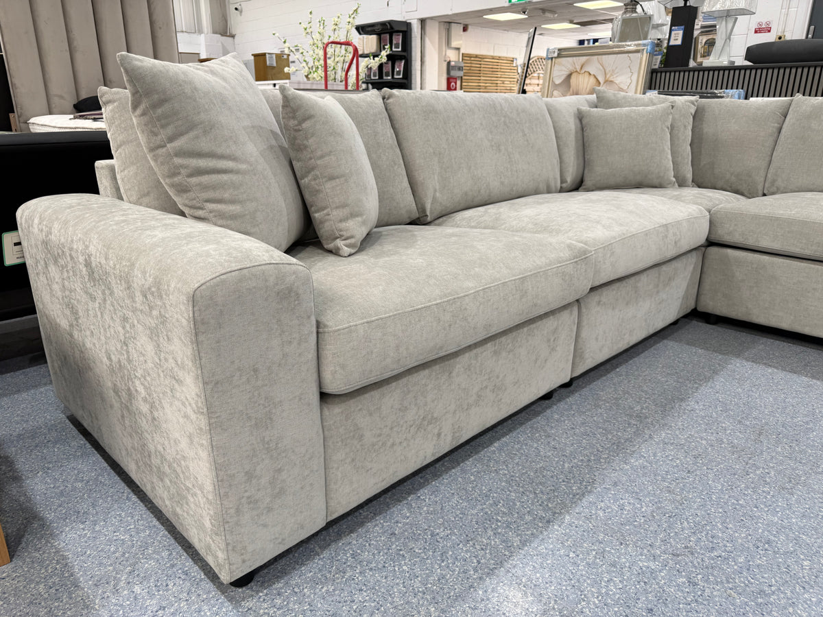 Windsor Light Grey Modular Corner Sofa