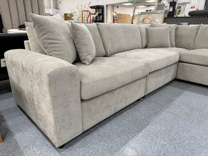 Windsor Light Grey Modular Corner Sofa