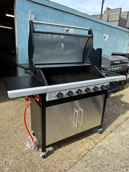 6 Burner Stainless Steel BBQ