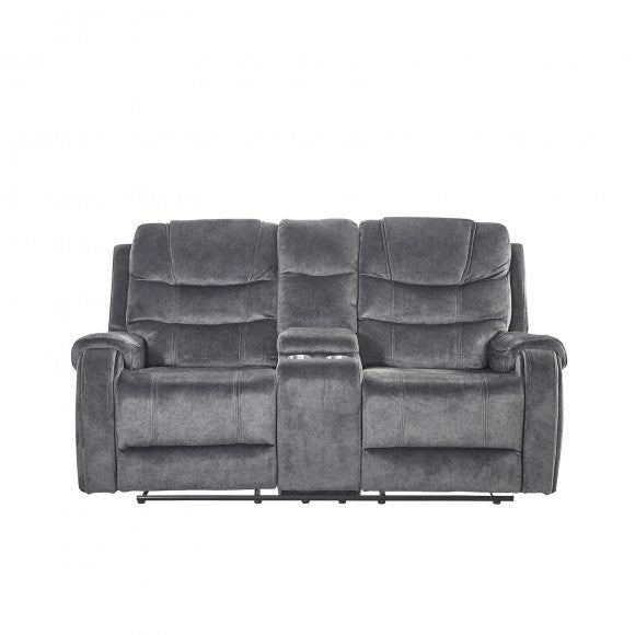 PRE ORDER Clarissa Grey Reclining 2 Seater Sofa