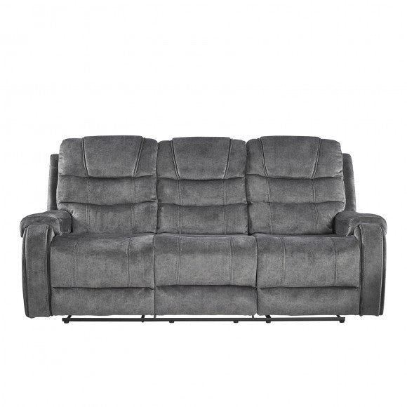 PRE ORDER Clarissa Grey Reclining 3 Seater Sofa