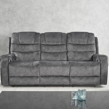 PRE ORDER Clarissa Grey Reclining 3 Seater Sofa