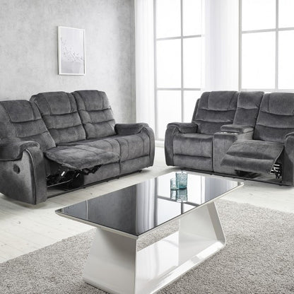 PRE ORDER Clarissa Grey Reclining 3 Seater Sofa