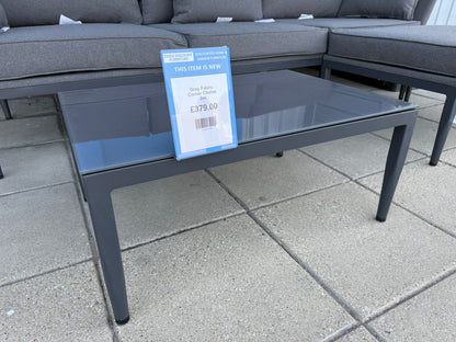 Phoenix Grey Fabric Corner Chaise Set