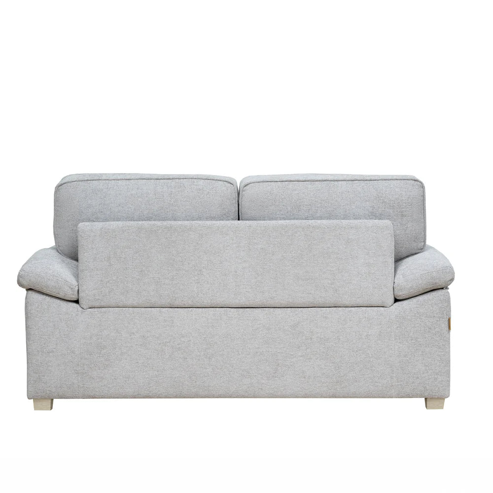 York Silver 3 Seater Sofa