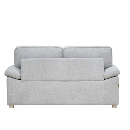 York Silver 3 Seater Sofa