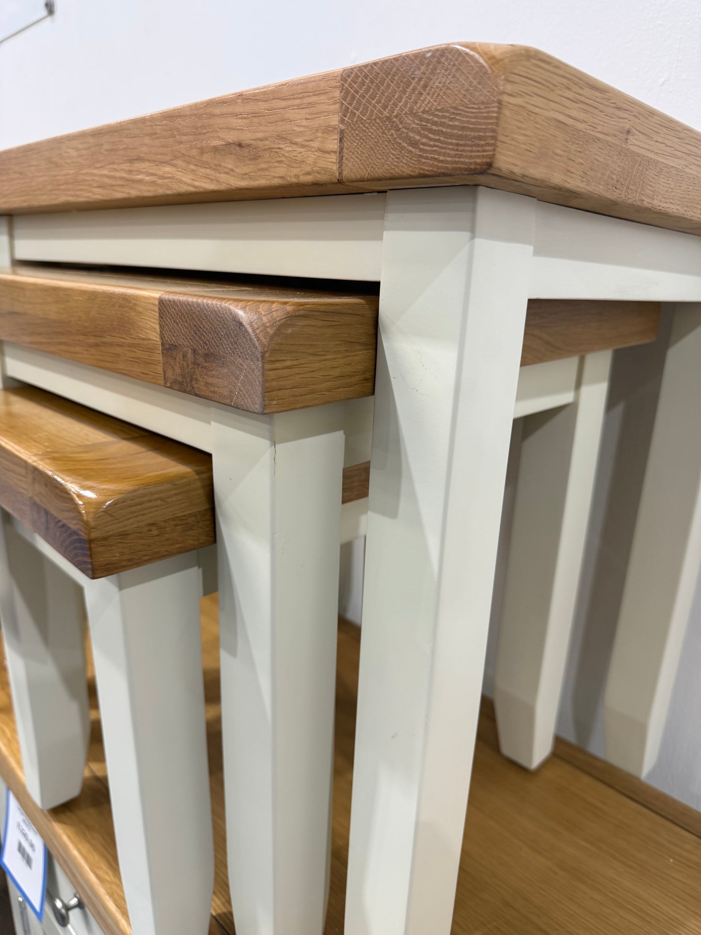 Chatsworth Nest Of 3 Tables WHITE