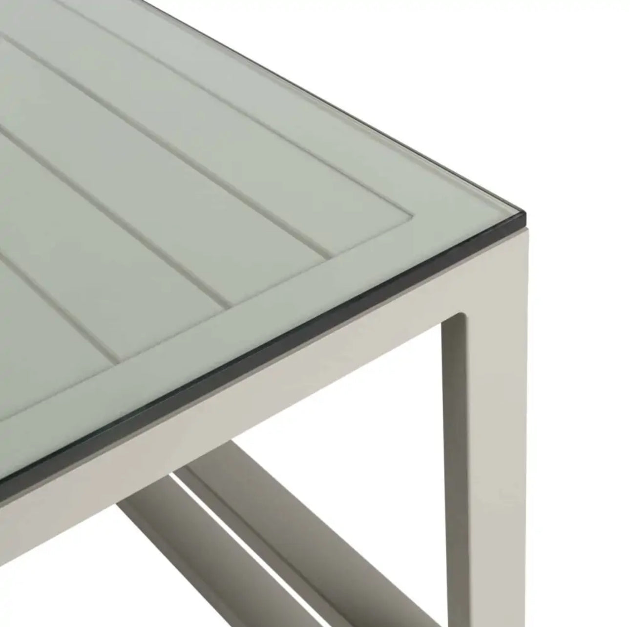 Mambo Light Grey Aluminium Side Table