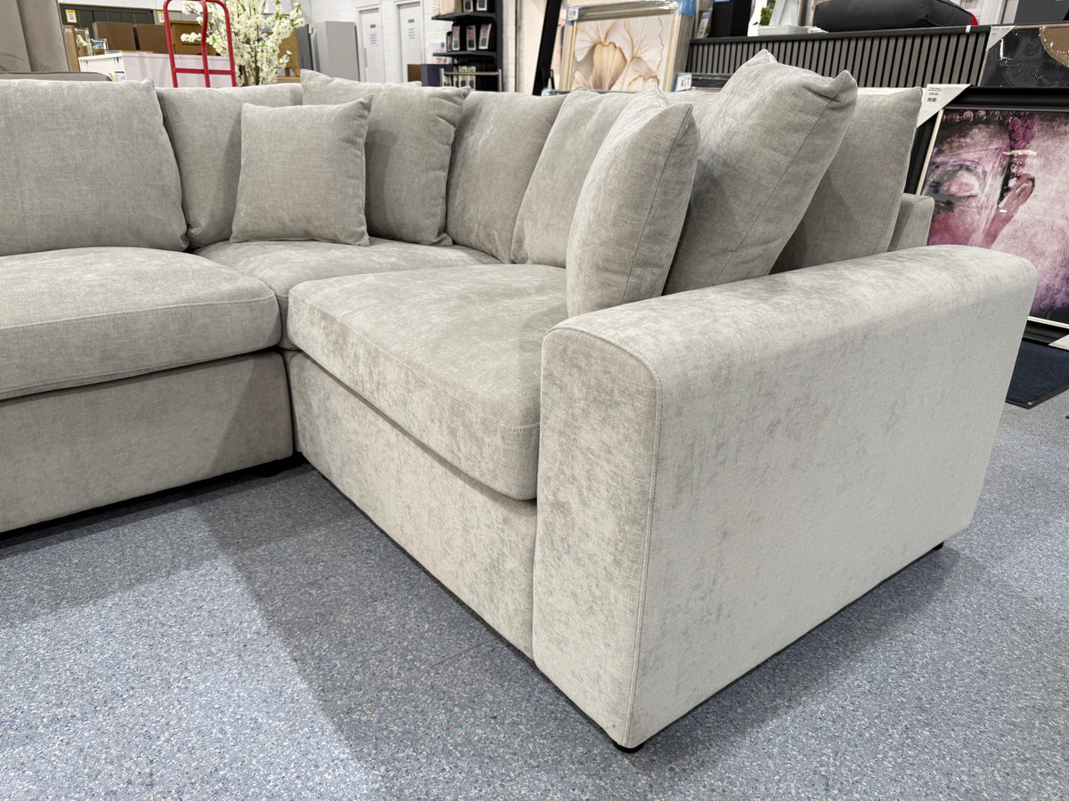 Windsor Light Grey Modular Corner Sofa