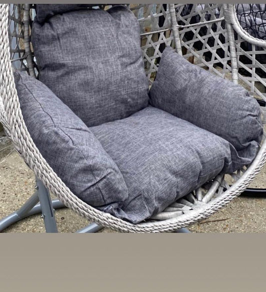 Grey Medium Hanging Egg Chair Cushion ONLY