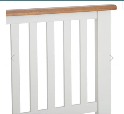 NC White Wooden Bed Frame