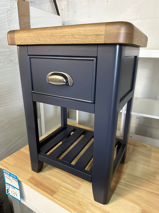 HOP 1 Drawer Bedside Cabinet Blue