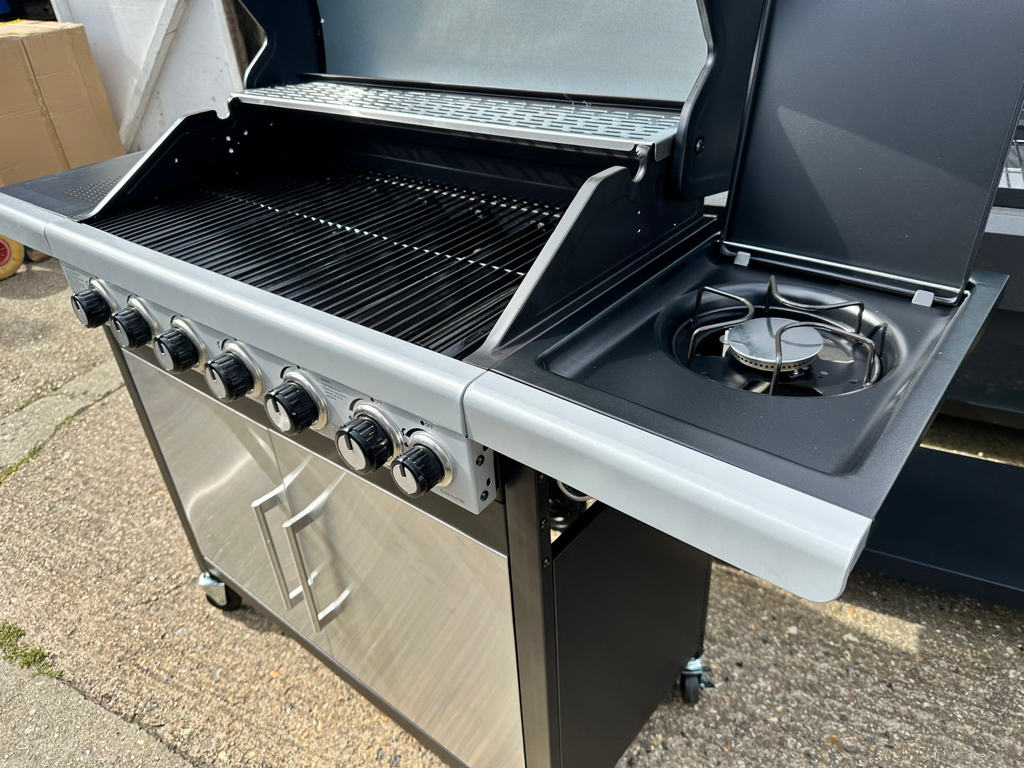 6 Burner Stainless Steel BBQ