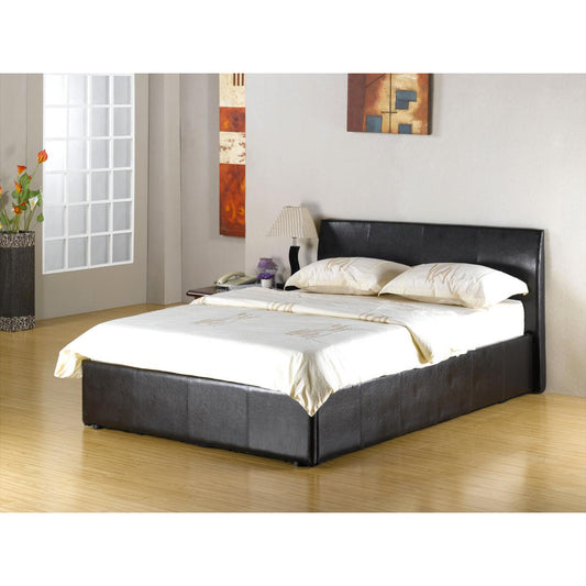 PU Leather Ottoman Bed