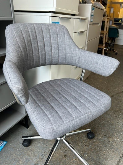 Grey Fabric Office Chair