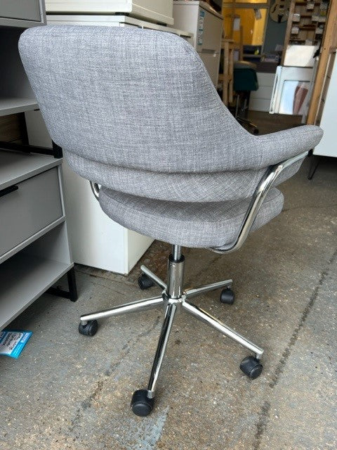 Grey Fabric Office Chair