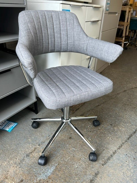 Grey Fabric Office Chair