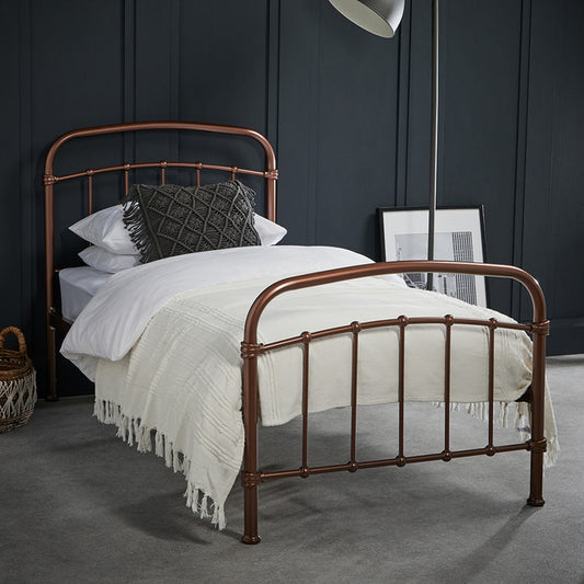 Halston Bed Frame Copper